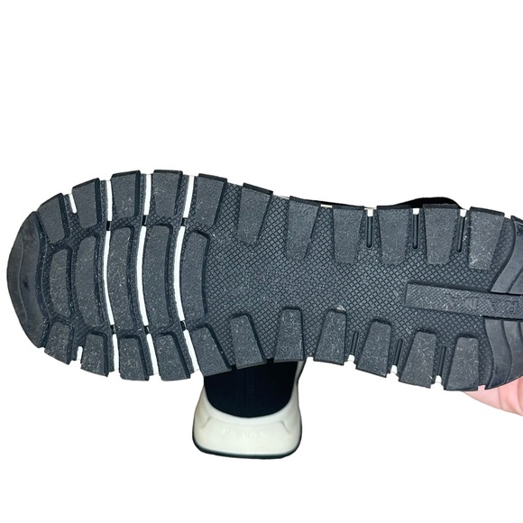 Prada Black And White Sock Shoe - Picture 3 of 5